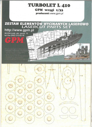 GPM Wręgi i detale do modelu kartonowego L-410 w skali 1:33