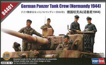 Hobby Boss 84401 German Panzer Tank Crew (Normandy 1944) zestaw figurek do sklejenia i pomalowania