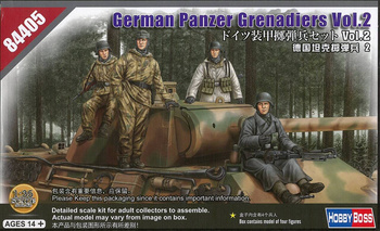 Hobby Boss 84405 German Panzer Grenadiers Vol.2 zestaw figurek do sklejenia i pomalowania