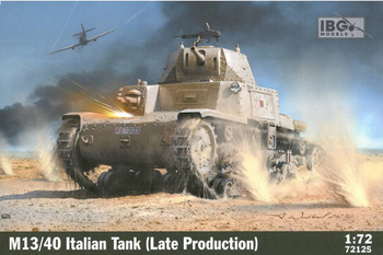 IBG 72125 M13/40 Italian Tank (Late production) model plastikowy do sklejenia i pomalowania