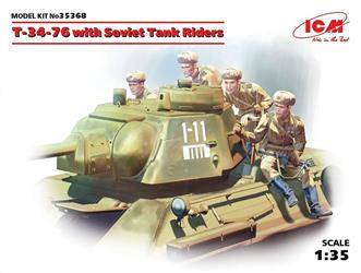 ICM 35368 T-34-76 with Soviet Tank Riders