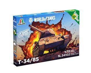 Italeri 34102 World of Tanks T-34/85 Easy to build