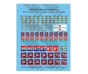 Kalkomania Bolt Action WGB-DEC-035 British Airborne decals