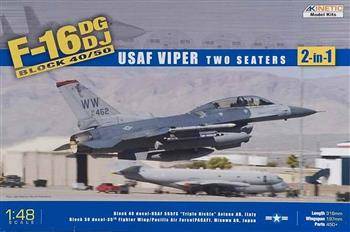 Kinetic 48005 F-16 Block 40/50 USAF Viper 2-in-1