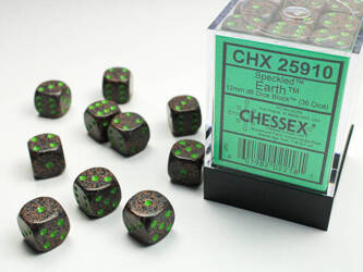 Kości zestaw 36xD6 Chessex 25910 Speckled Earth