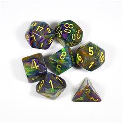 Kości zestaw RPG Chessex Festive Rio w/Yellow