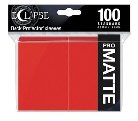 Koszulki Pro-Matte Eclipse Czerwone / Apple Red 100 (Ultra-Pro)