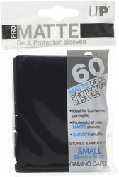 Koszulki ochronne Japan Size Pro-Matte Black Small Deck Protectors (60 sztuk)