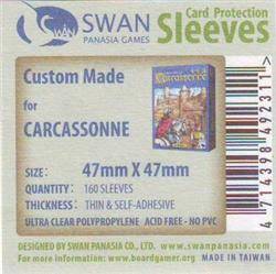 Koszulki ochronne Swan Carcassonne THIN 47x47mm
