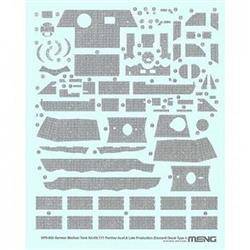 Meng SPS-052 Panther Ausf.A Late Pr. Zimmerit Dec.
