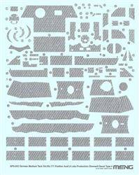 Meng SPS-053 Panther Ausf.A Late Pr. Zimmerit Dec.
