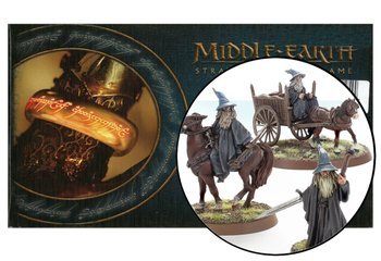 Middle-Earth SBG Gandalf the Grey Foot, Mounted and on Cart