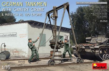 Mini Art 35350 German Tankmen with Gantry Crane