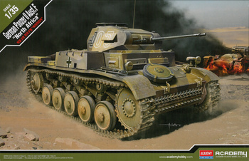 Model plastikowy do sklejania Academy 13535 German Panzer II Ausf.F N. Africa