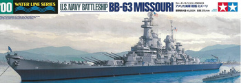 Model plastikowy do sklejenia i pomalowaniaTamiya 31613 BB-63 USS Missouri
