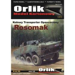 Orlik 088 Kołowy Transporter Opancerzony Rosomak model kartonowy do sklejenia