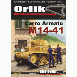 Orlik 138 Carro Armato M14-41 model kartonowy do sklejenia