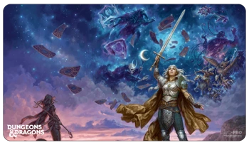 Playmata D&D The Deck of Many Things Black Playmat Featuring Standard Cover Artwork