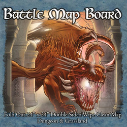 RPG Battle Mat Board - Grassland & Dungeon - mapy taktyczne