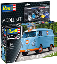 Revel 67726 VW T1 Panel Van "Gulf" Model Set  Model Set - zestaw upominkowy z farbami i klejem