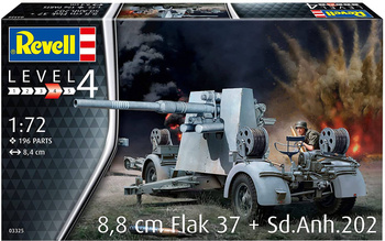 Revell 03325 8,8 cm Flak 37 + Sd.Anh.202