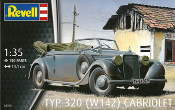 Revell 03354 Typ 320 (W142) Cabriolet model plastikowy do sklejenia