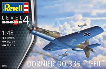 Revell 03795 Dornier Do 335 "Pfeil" model plastikowy do sklejenia i pomalowania