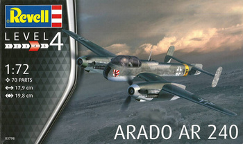 Revell 03798 Arado AR 240 model plastikowy do sklejenia i pomalowania