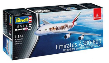 Revell 03882 A380-800 Emirates model plastikowy do sklejenia i pomalowania