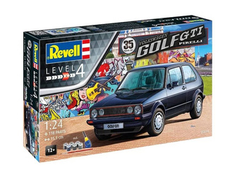 Revell 05694 Volkswagen Golf GTI Pirelli - zestaw upominkowy z farbami i klejem