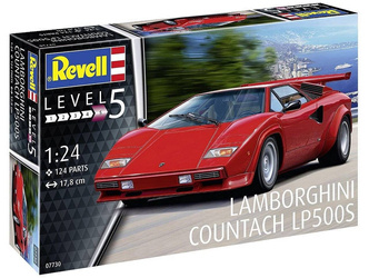 Revell 07730 Lamborghini Countach LP500S model plastikowy do sklejenia i pomalowania