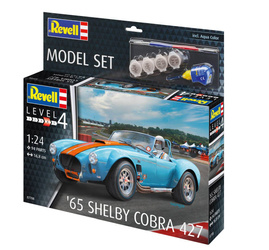 Rewell 67708 '65 Shelby Cobra 427 Model Set - zestaw upominkowy z farbami i klejem