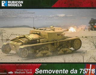 Rubicon Models 280096 Italian Army Semovente da 75/18