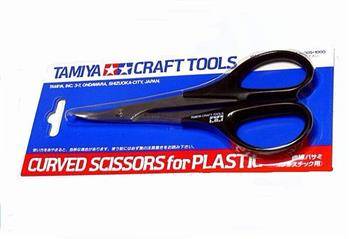 Tamiya 74005 Curved Scissors for Plastic