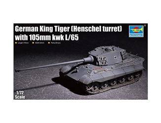 Trumpeter 07160 German King Tiger with 105 kwk