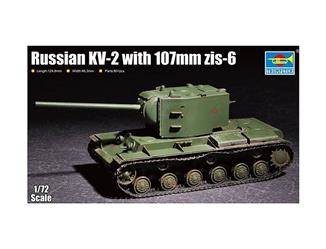 Trumpeter 07162 Russian KV-2 with 107mm zis-6