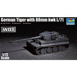 Trumpeter 07164 German Tiger with 88mm kwk L/71