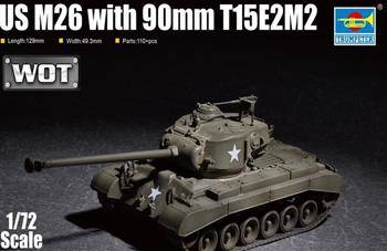 Trumpeter 07170 US M26 with 90mm T15E2M2