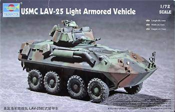 Trumpeter 07268 USMC LAV-25 Light Armored Vehicle