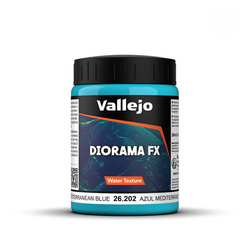 Vallejo Diorama FX 26202 Water Texture Mediterranean Blue