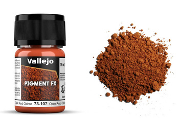 Vallejo Pigments 73107 Dark Red Ochre