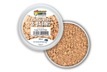 Warlord Battlefields&Basing Large Cork Chips większe łupki korkowe (180 ml)