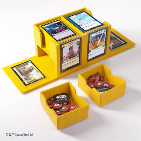  Star Wars Unlimited - Double Deck Pod - Yellow (Gamegenic)