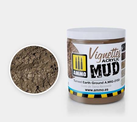 AMMO MIG 2153 Vignettes acrylic mud Turned Earth Ground