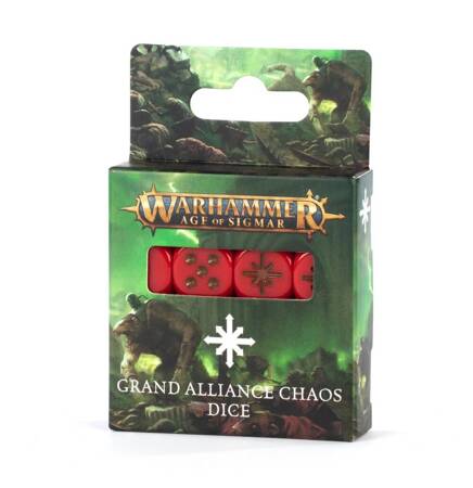 Age of Sigmar Grand Alliance Chaos Dice - kości