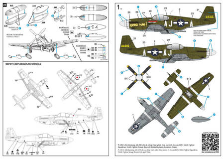 Arma Hobby 70038 Mustang P-51B/C Expert Set