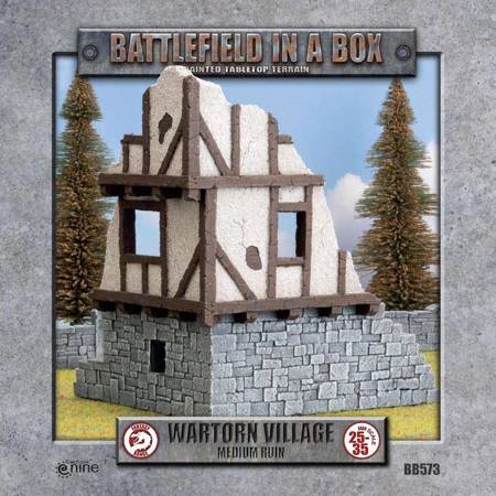 Battlefield In A Box Wartorn Village Medium Ruin