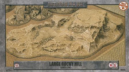 Battlefield in A Box BB638 Large Rocky Hill Sandstone