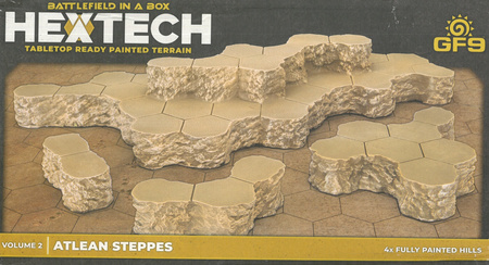 Battlefield in A Box HexTech HEXT13 Atlean Steppes 2 / wzgórza