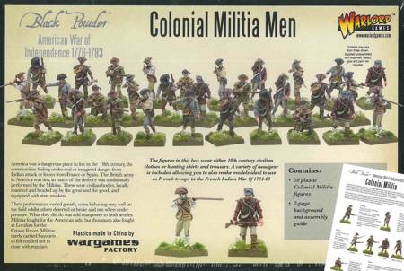 Black Powder Colonial Militia Men